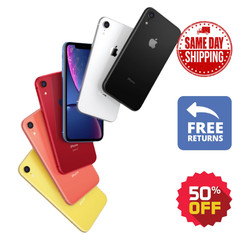 Apple iPhone XR Black White Red Yellow (64GB) Unlocked Verizon At&t Metro PCS