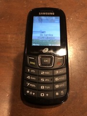 Samsung SGH S150G – Black (TracFone) Cellular Phone EUC