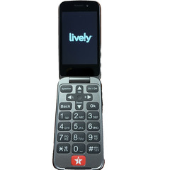GreatCall / Lively Flip – 16GB – Red Flip Phone