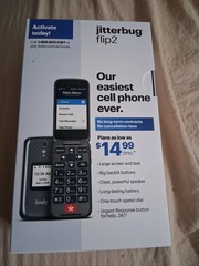 Jitterbug Flip2 Cell Phone Lively Easy Flip Phone Big Buttons New In Box