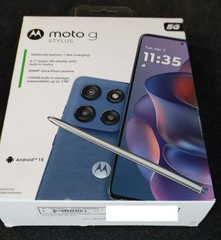 MOTOROLA MOTO G STYLUS 8G CRICKET WIRELESS Blue 5G PREPAID cell smartphone New