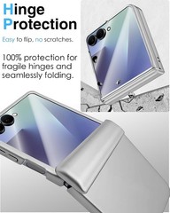 Samsung Galaxy Z Flip 7 Case, Hinge Protection, Screen Protector, Shockproof, Sl