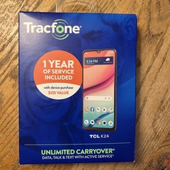 TRACFONE TCL K24 PREPAID CELL PHONE (32GB) CDMA LTE – Gray BRAND NEW