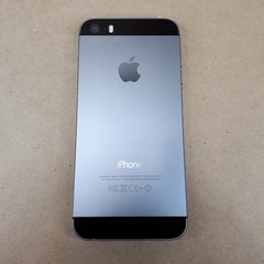 Apple iPhone 5s 16 GB A1533 ME296 C/A Space Gray 88% BH Unlocked Good E7274