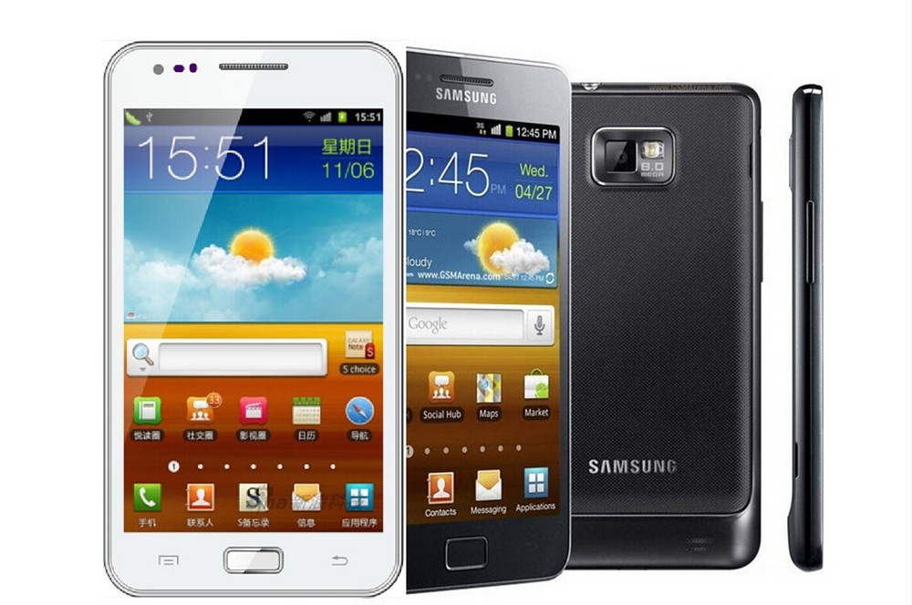 Android Samsung I9105 Galaxy S II Plus I9105P 3G Wifi 8GB Rom 1GB Ram 8MP 4.3 in