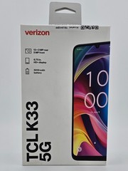 2025 TCL K33 5G Verizon Prepaid 6.75″ HD+ Display 64GB & Expandable Micro SD