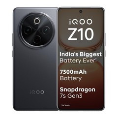 iQOO Z10 5G Factory Unlocked Dual SIM 12GB RAM 256GB Storage 7300 mAh Battery