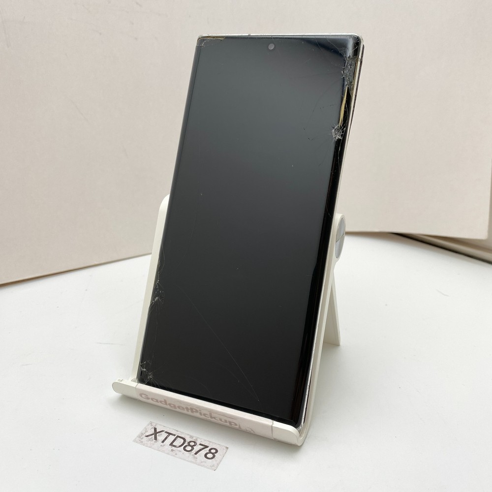 Samsung Galaxy Note 10+ SM-N975U – 256GB – Aura White (AT&T/Cricket) – CRACKED