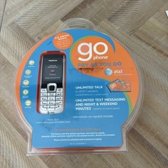 Nokia 2610 AT&T Go Phone (Silver) New/Factory Sealed ~ Classic ~ Candybar Style