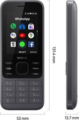 Nokia 6300 – WiFi 4GB LTE 4G KaiOS 2.4 in Dual SIM Dual Standby Unlocked Phone